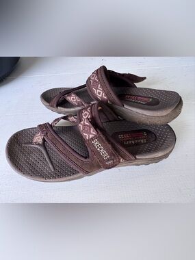 Skechers brown sandals. Size 7